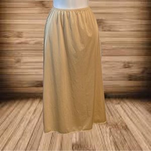Vintage Vanity Fair Half Slip Women 32 Tan Flesh Tone
